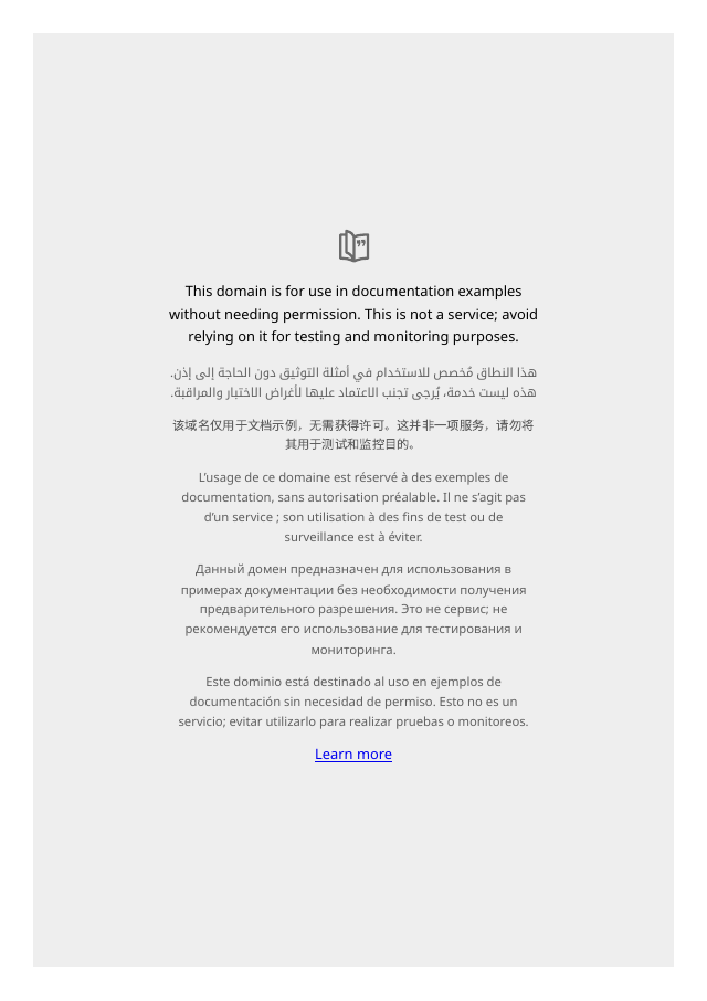 PDF of the example.com page (page 1)
